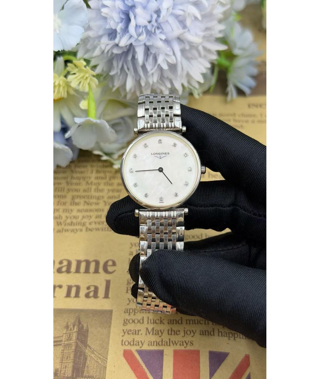 LONGINES Серебряные часы, фото 2