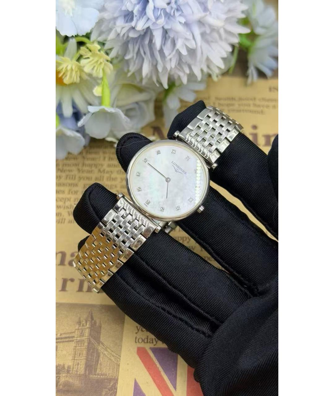 LONGINES Серебряные часы, фото 3