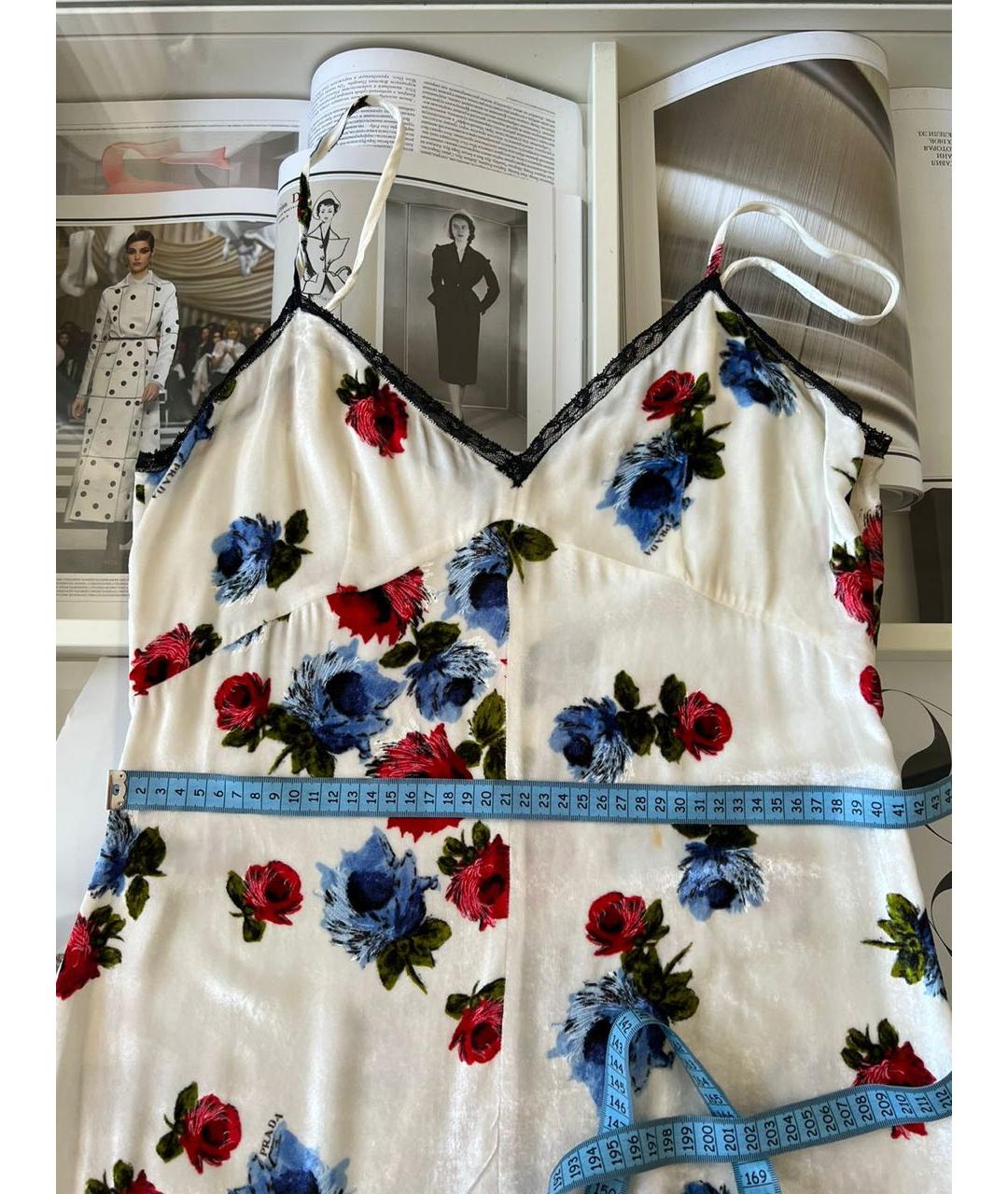 PRADA Белое повседневное платье, фото 5