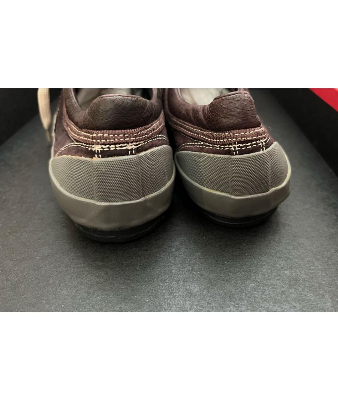 PREMIATA Бордовые кожаные кеды, фото 5