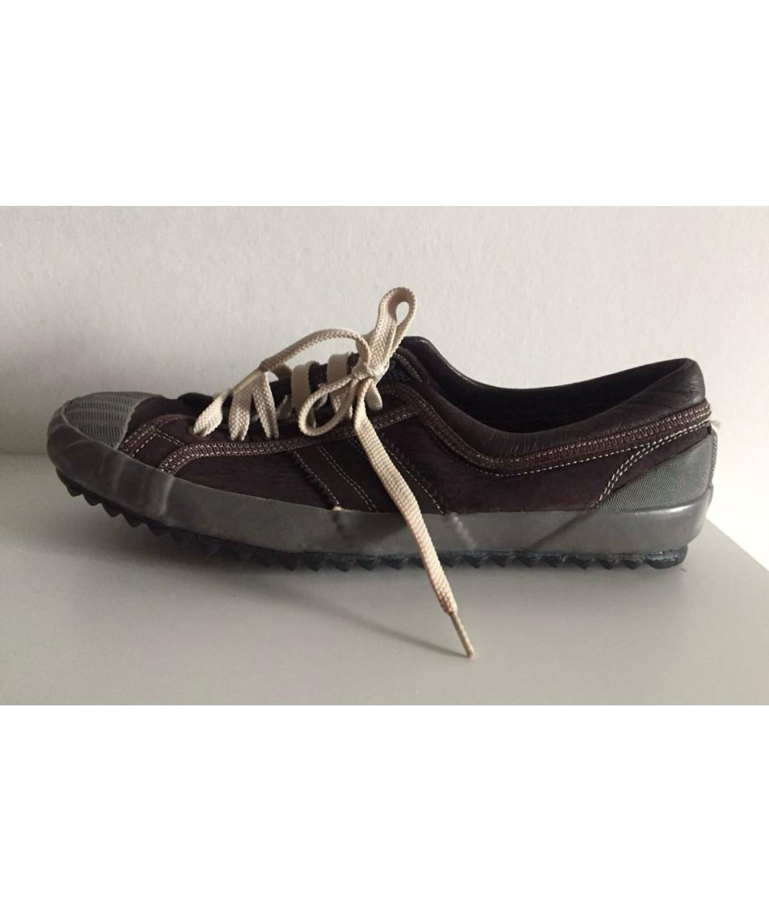 PREMIATA Бордовые кожаные кеды, фото 7