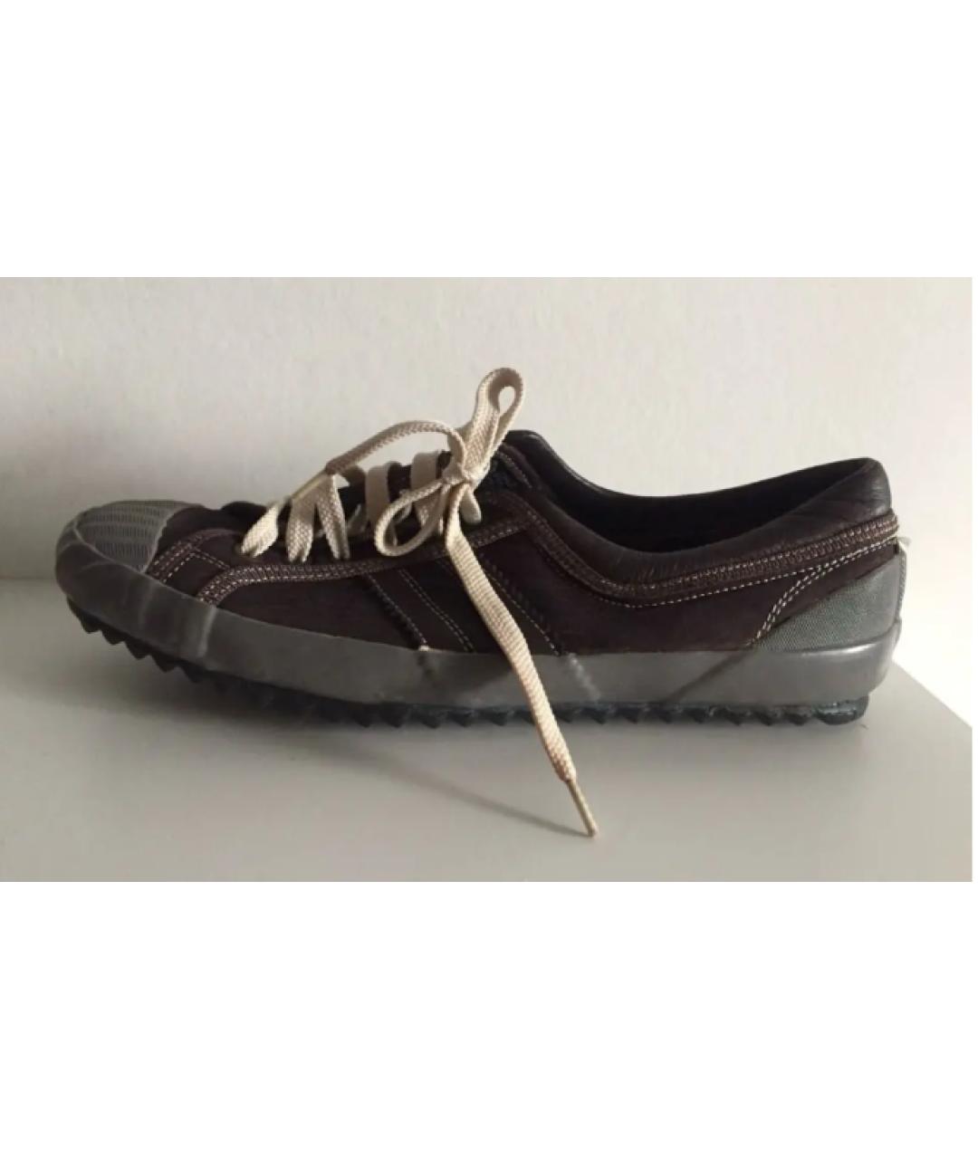 PREMIATA Бордовые кожаные кеды, фото 8