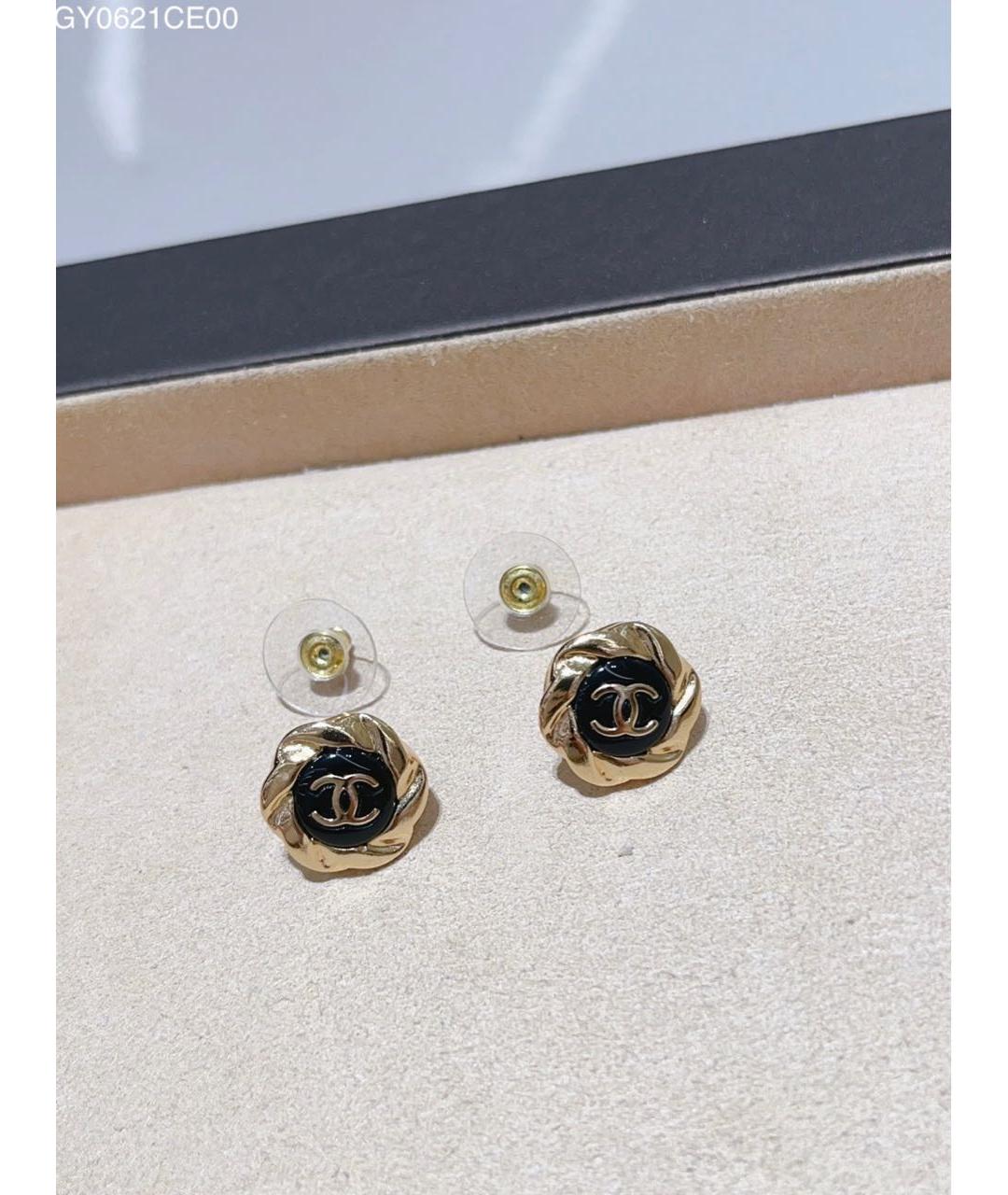 CHANEL Золотые серьги, фото 3