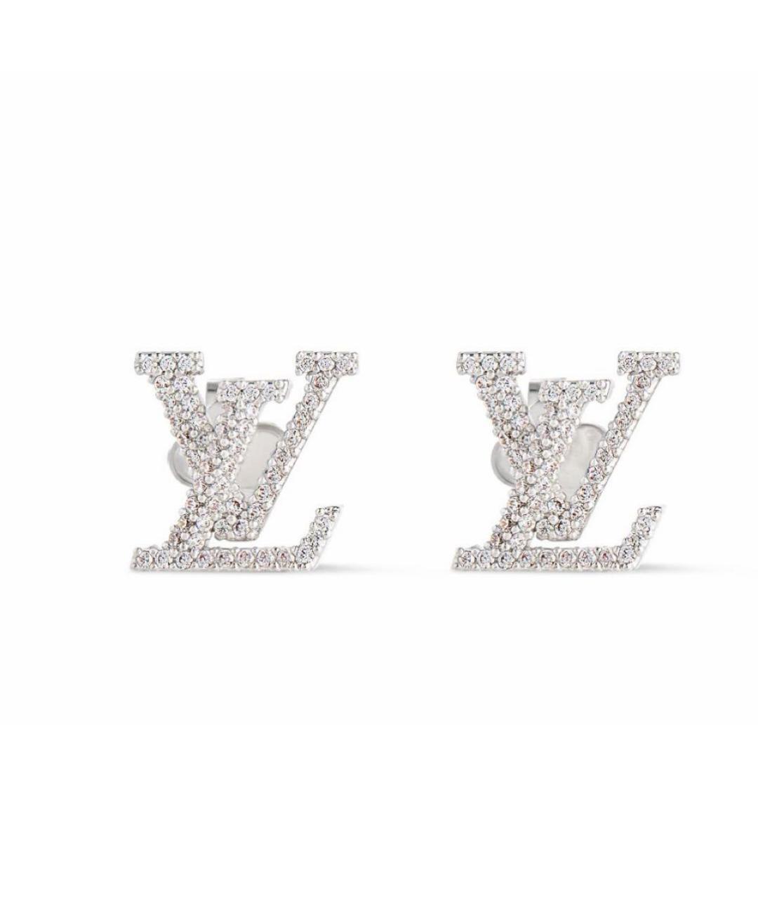 LOUIS VUITTON Серебряные серьги, фото 2