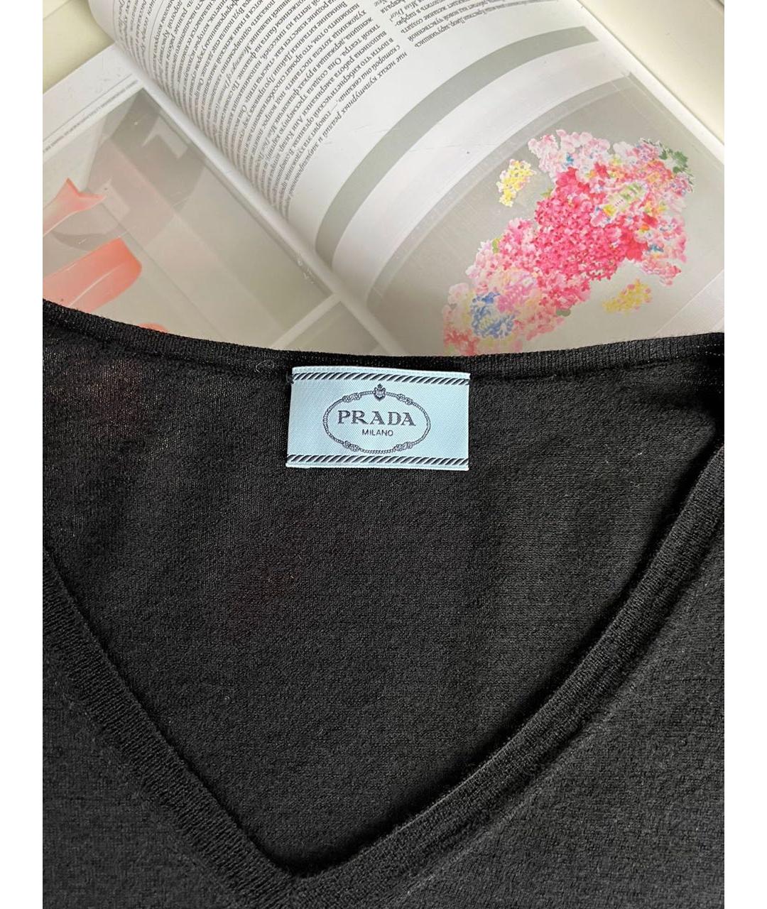 PRADA Черный джемпер / свитер, фото 5