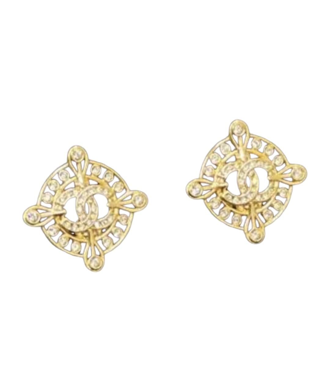 CHANEL Золотые серьги, фото 1