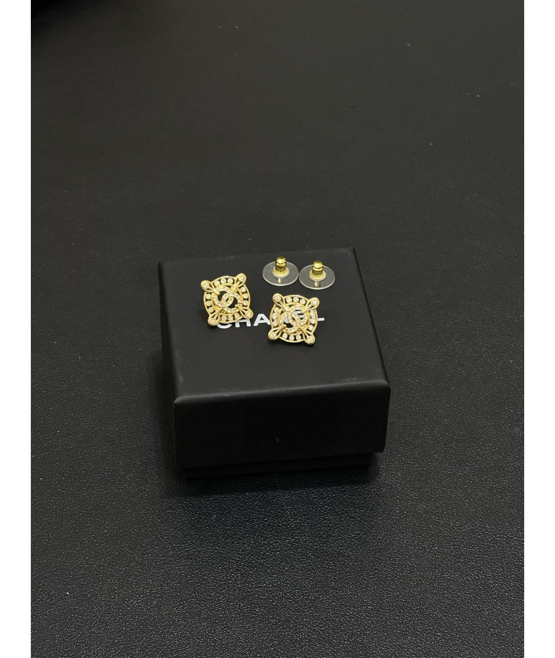 CHANEL Золотые серьги, фото 4