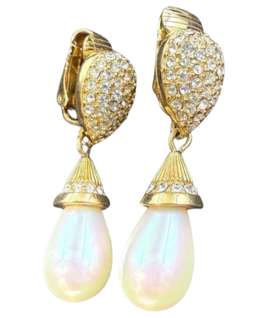 CHRISTIAN DIOR Золотые серьги, фото 1