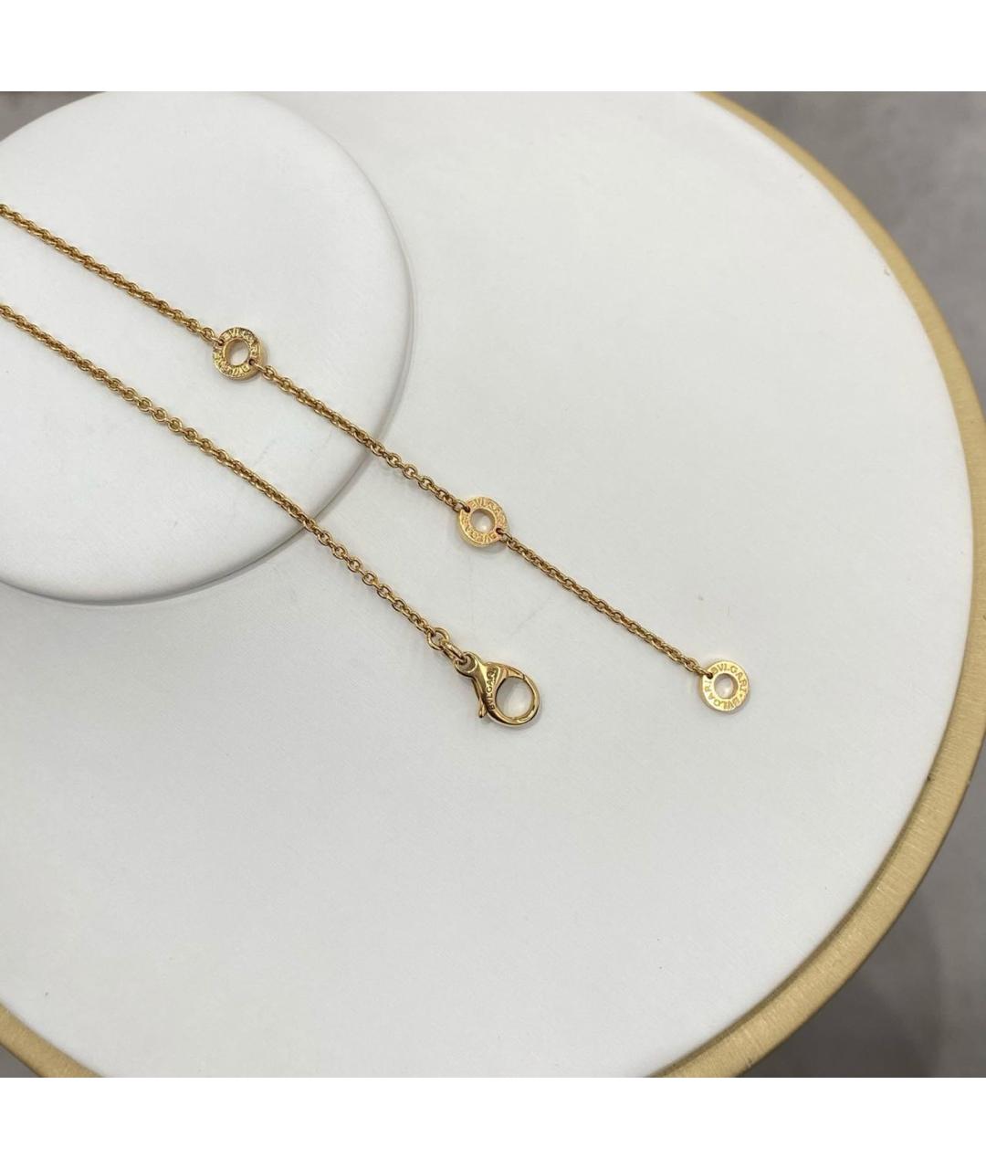 BVLGARI Черное колье из розового золота, фото 4