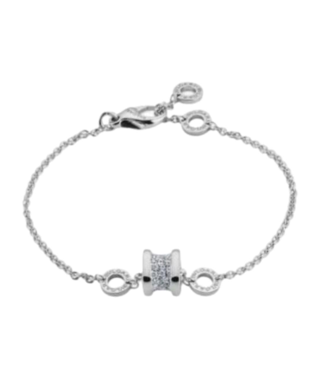 BVLGARI Серебряный браслет из белого золота, фото 1