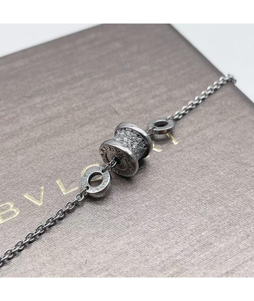 BVLGARI Серебряный браслет из белого золота, фото 2