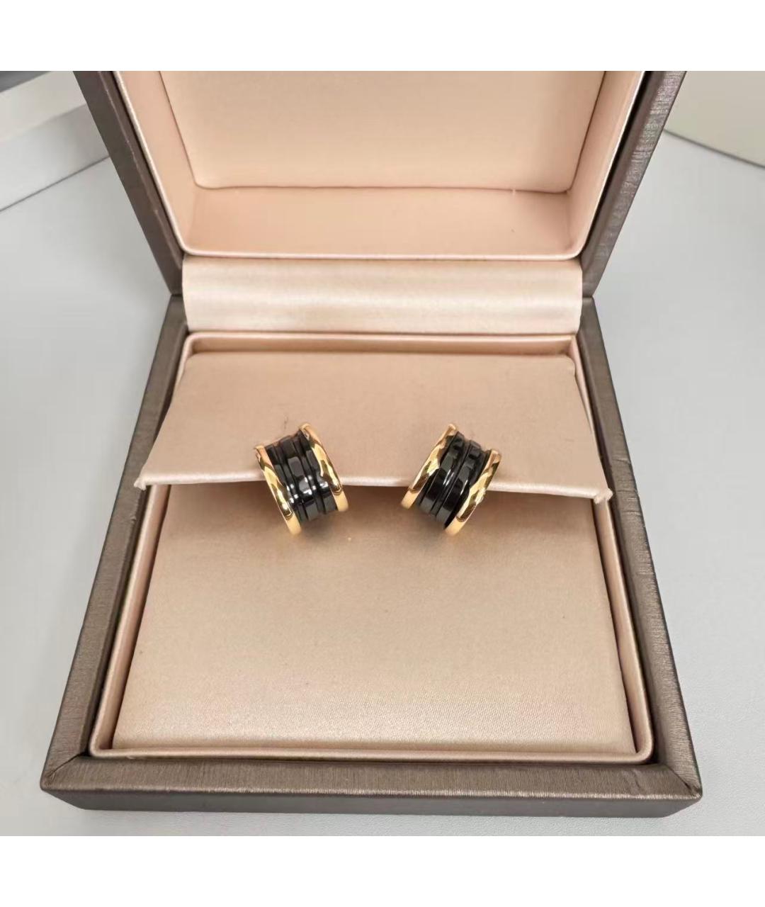 BVLGARI Черные серьги, фото 2