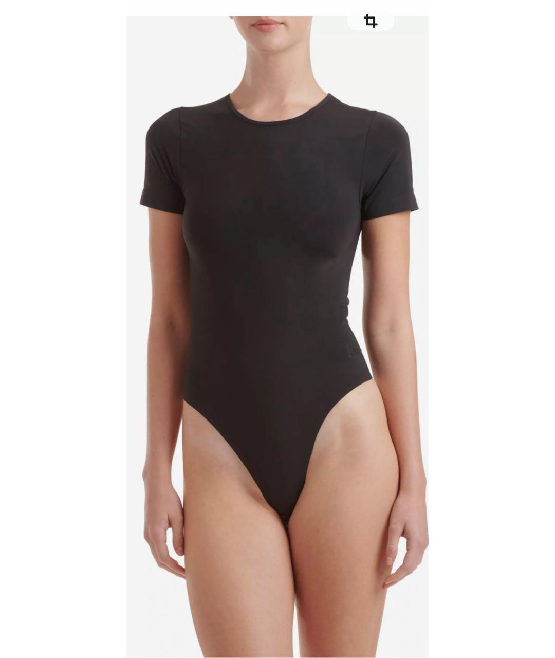 WOLFORD Антрацитовое полиамидовое боди, фото 5