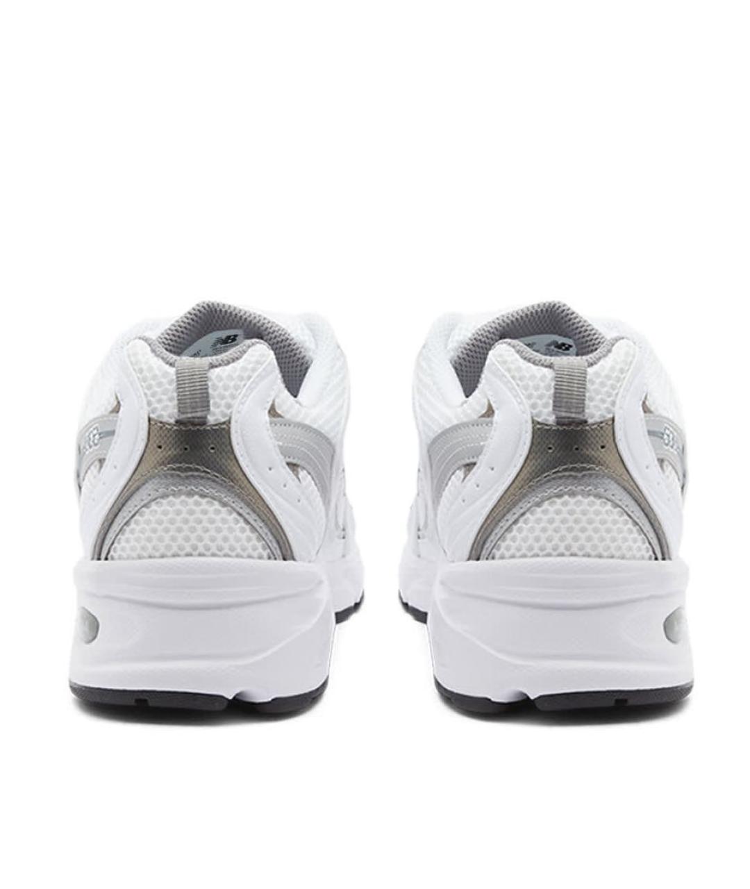 NEW BALANCE Белые текстильные кроссовки, фото 5