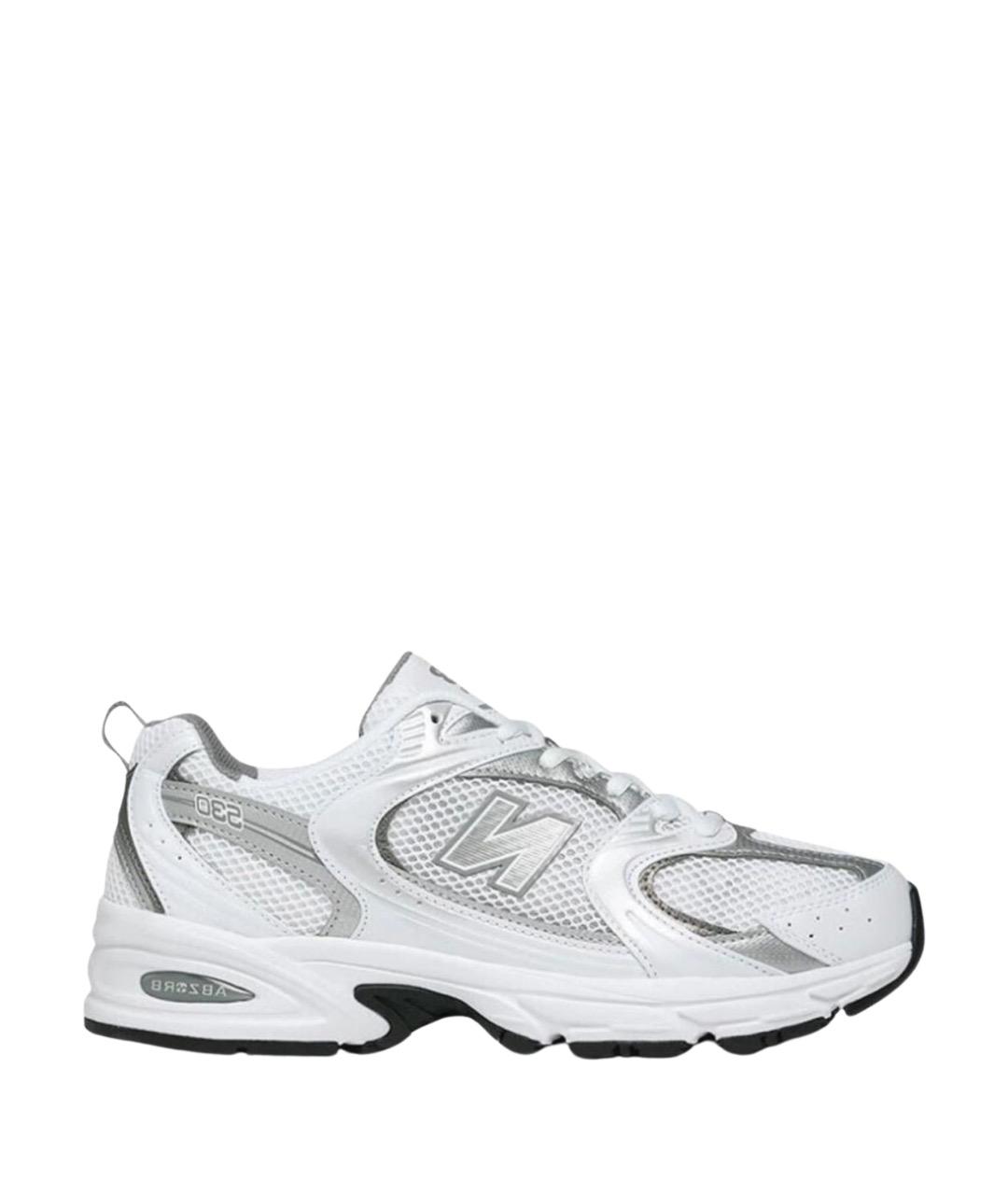 NEW BALANCE Белые текстильные кроссовки, фото 1