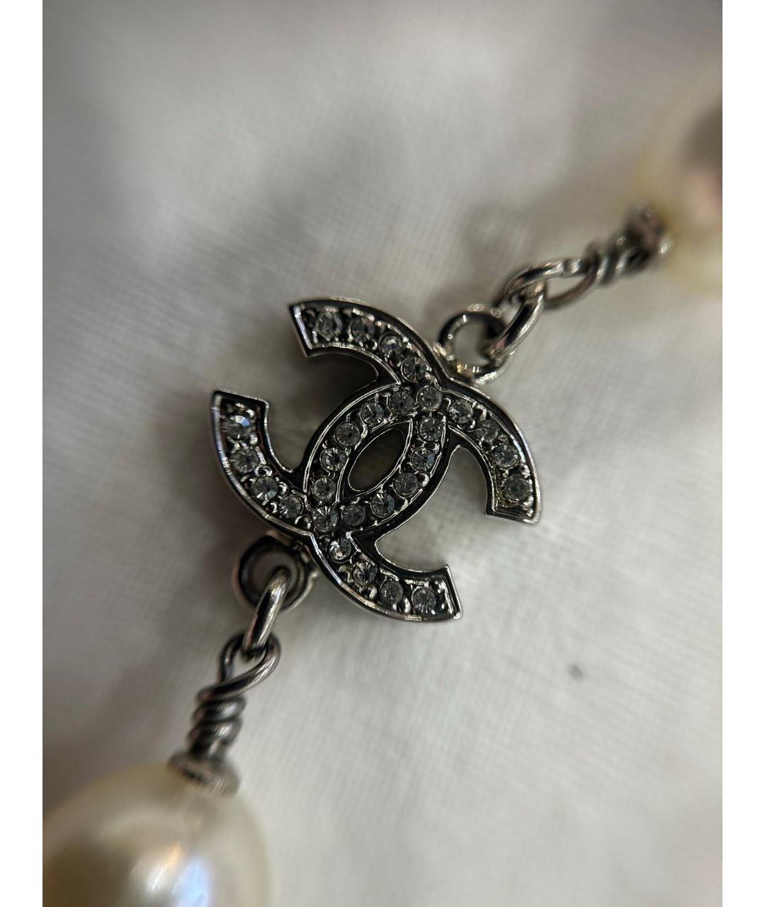 CHANEL Серебряное колье, фото 4