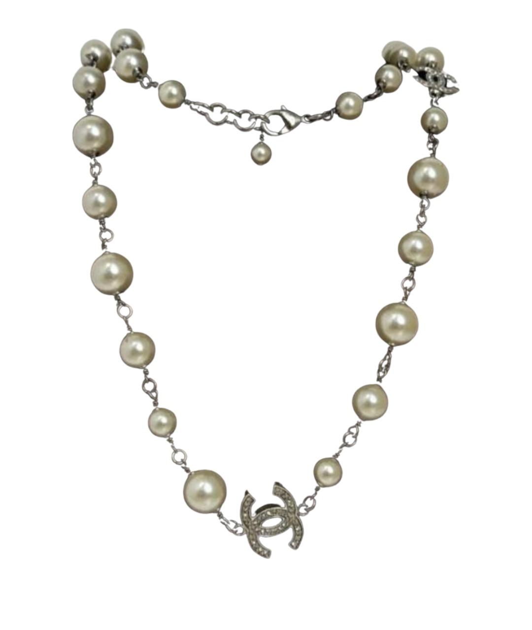 CHANEL Серебряное колье, фото 1