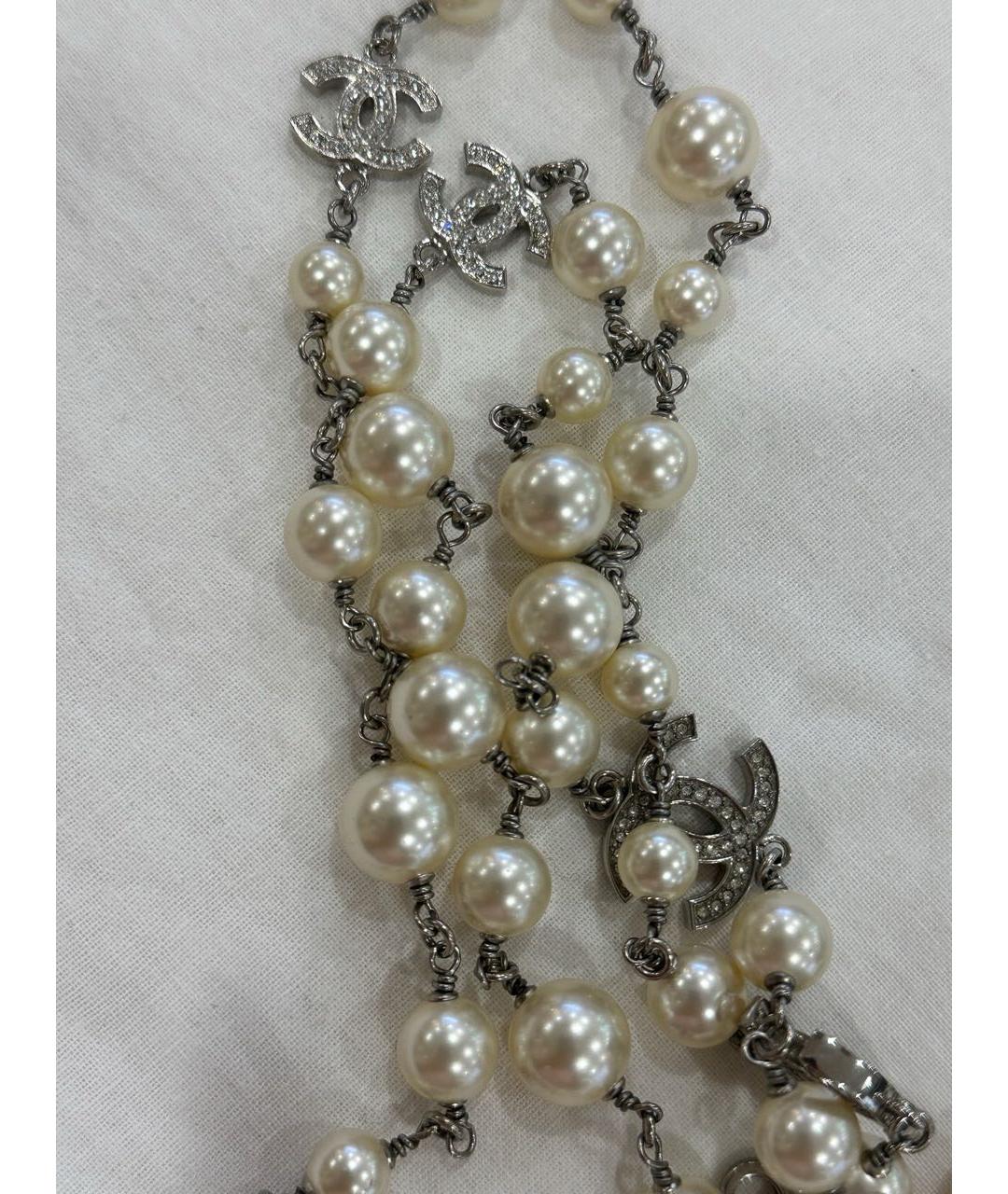CHANEL Серебряное колье, фото 5