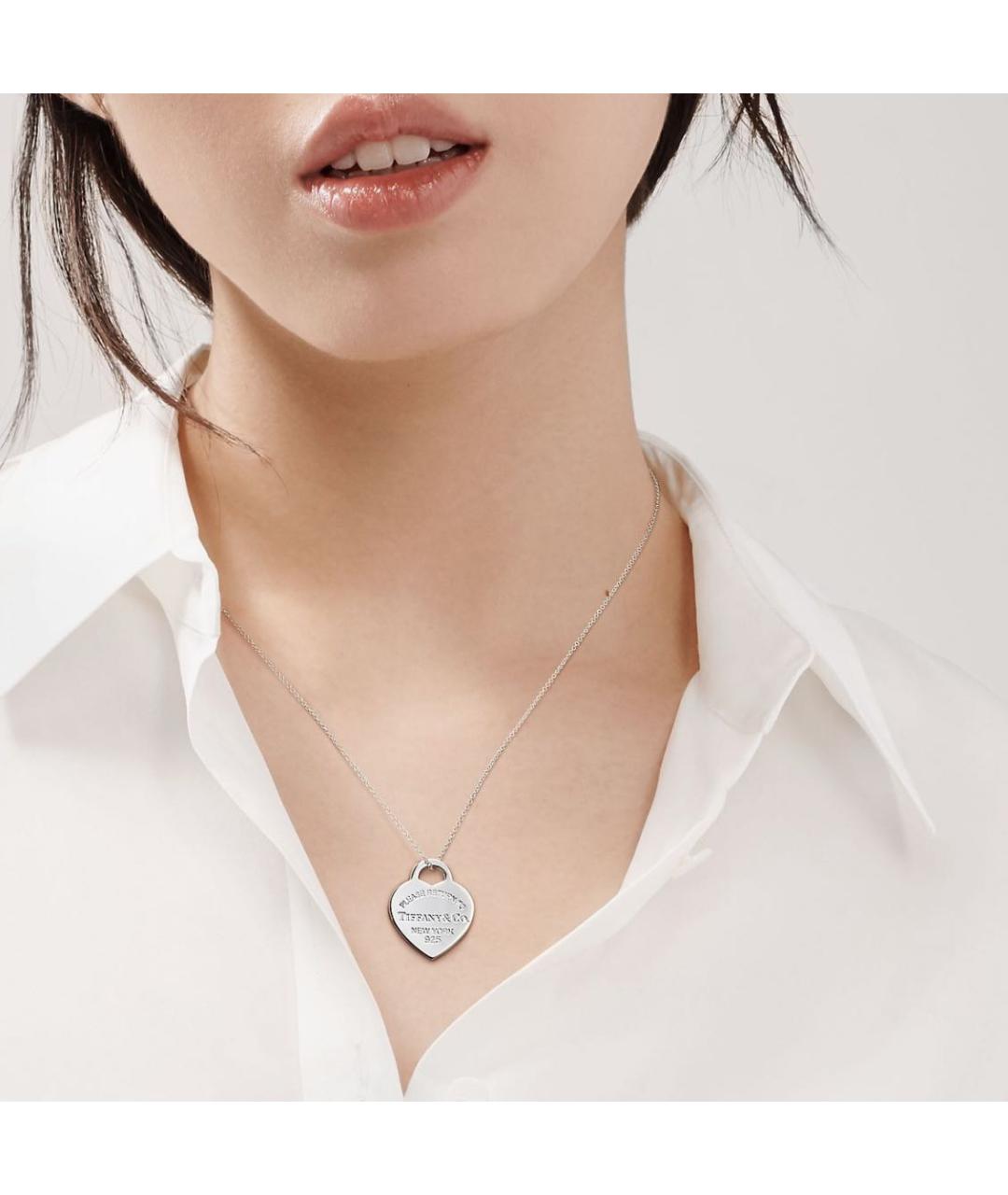 TIFFANY&CO Серебряная серебряная подвеска, фото 5