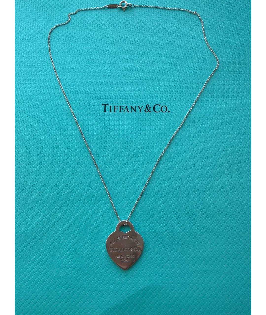 TIFFANY&CO Серебряная серебряная подвеска, фото 4
