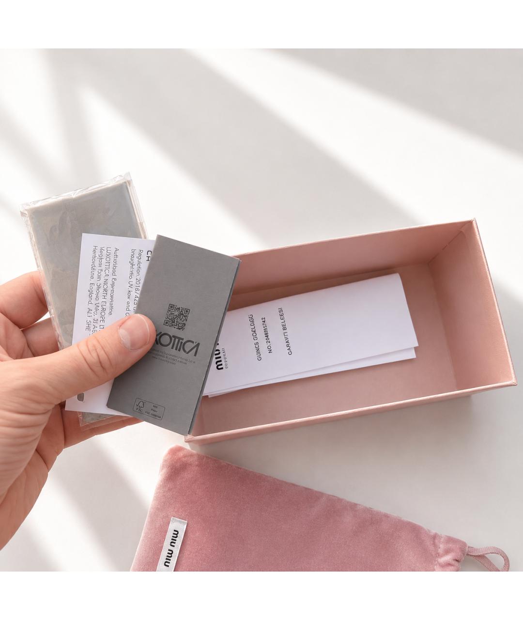 MIU MIU Золотые металлические солнцезащитные очки, фото 8