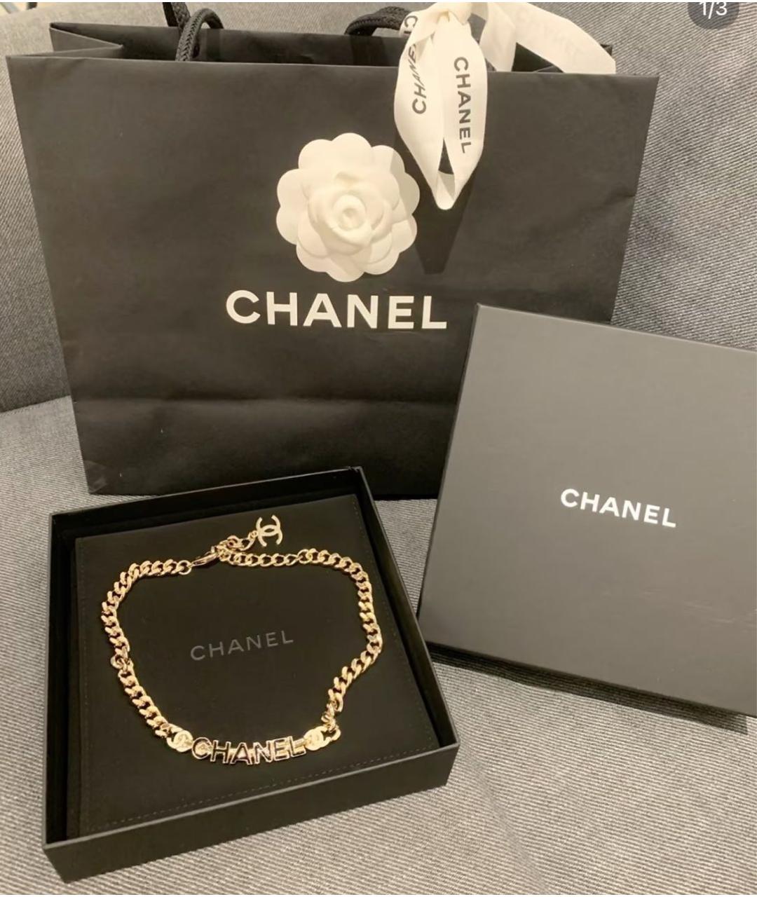 CHANEL Золотое колье, фото 4
