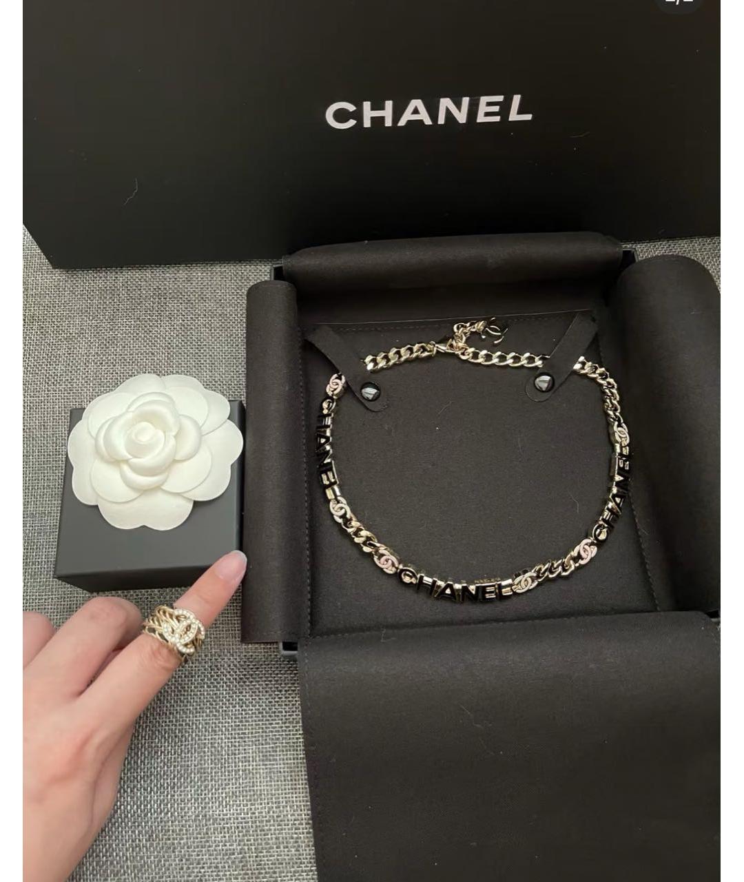 CHANEL Золотое колье, фото 3