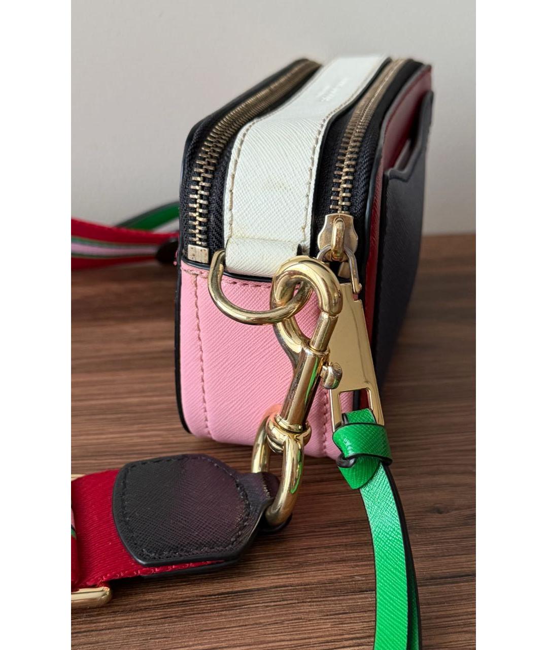 MARC JACOBS Красная кожаная сумка через плечо, фото 4