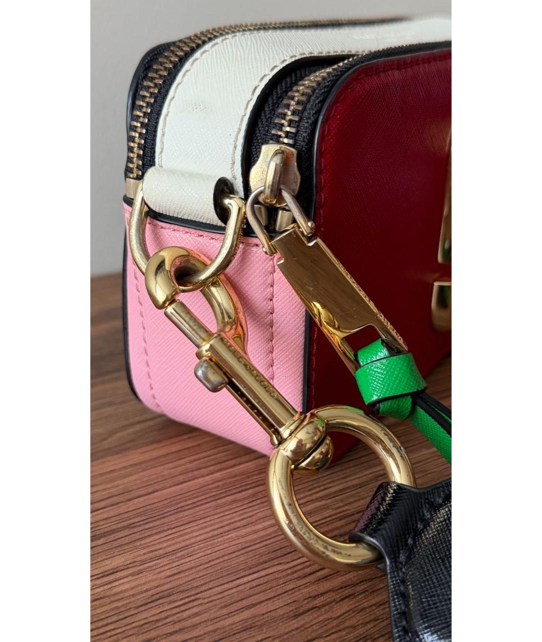 MARC JACOBS Красная кожаная сумка через плечо, фото 3