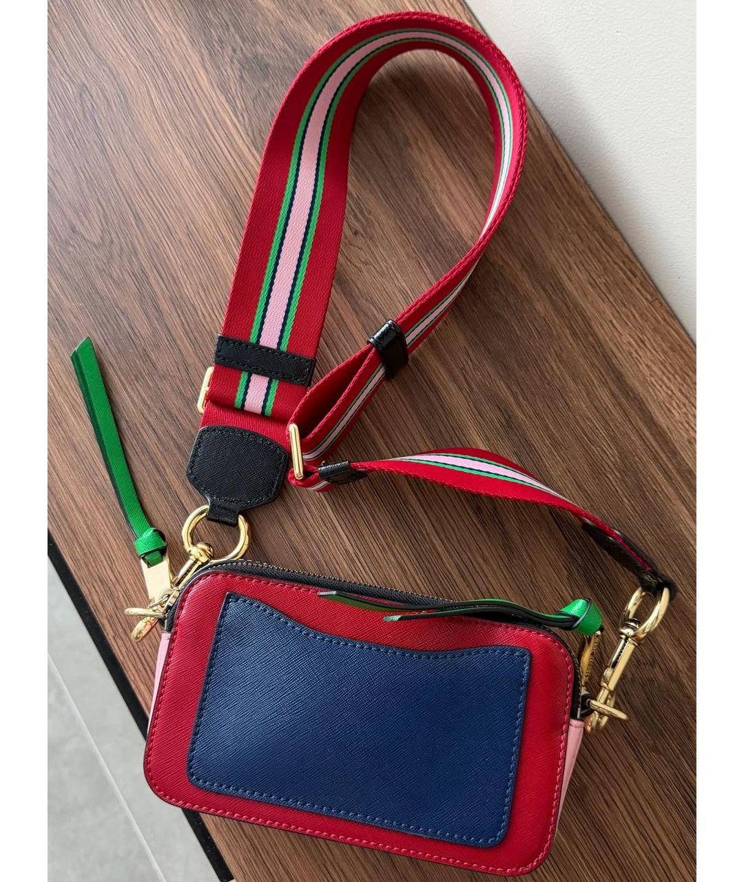 MARC JACOBS Красная кожаная сумка через плечо, фото 2