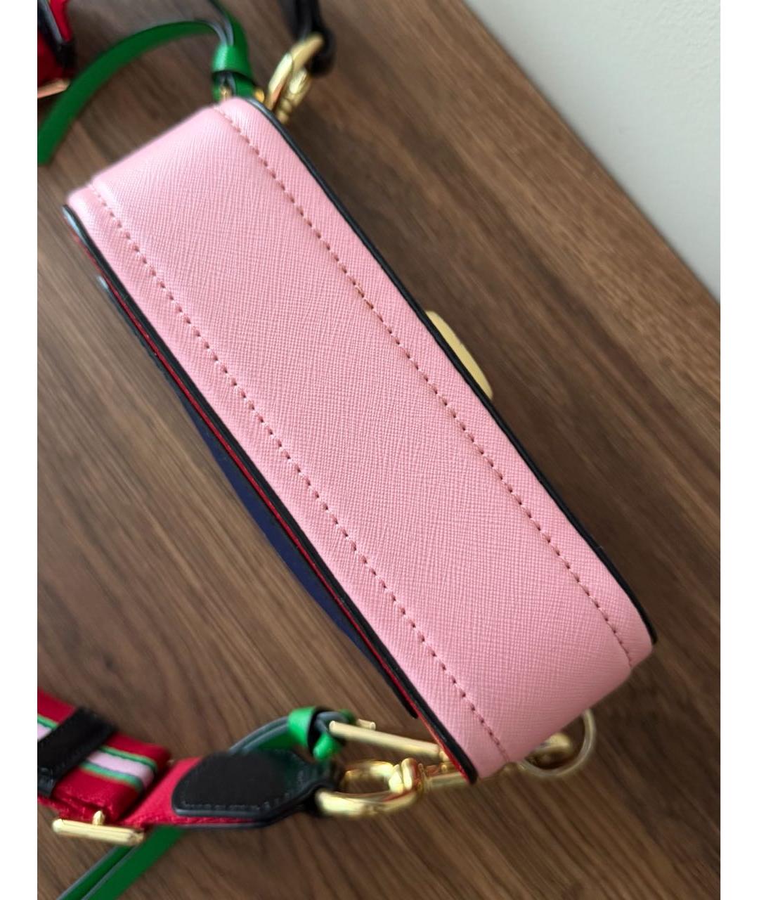 MARC JACOBS Красная кожаная сумка через плечо, фото 5