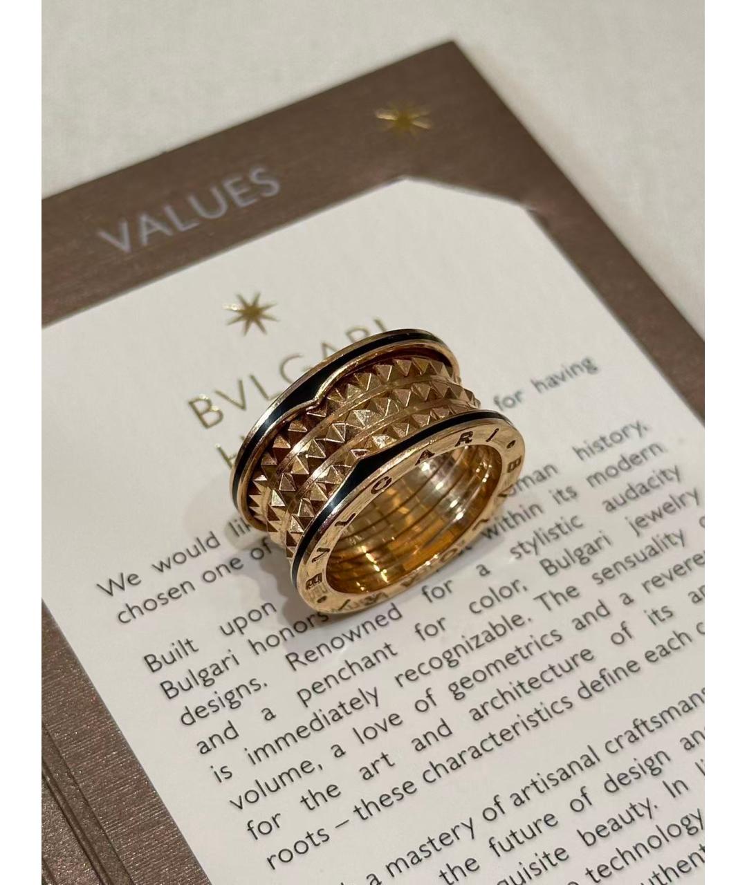 BVLGARI Золотое кольцо из розового золота, фото 4