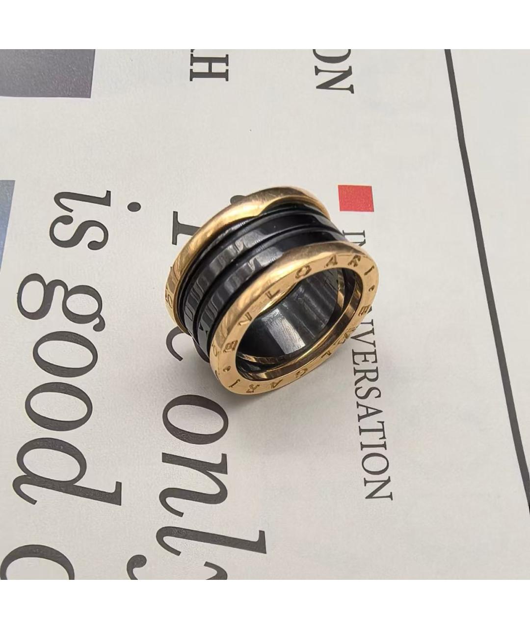 BVLGARI Черное кольцо, фото 5