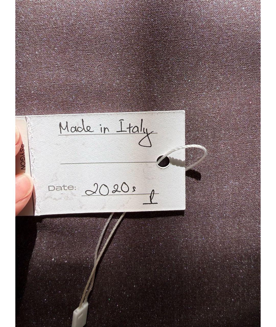 JIL SANDER Коралловая полиэстеровая юбка миди, фото 3