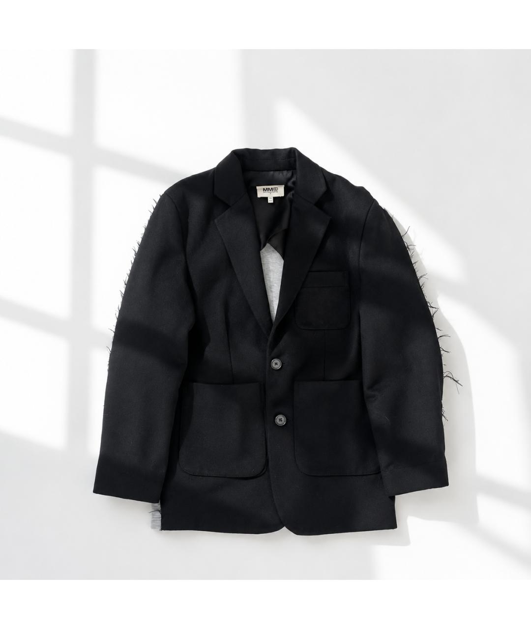 MM6 MAISON MARGIELA Черный хлопковый костюм с брюками, фото 10