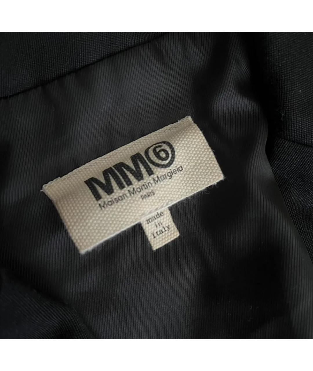 MM6 MAISON MARGIELA Черный хлопковый костюм с брюками, фото 6