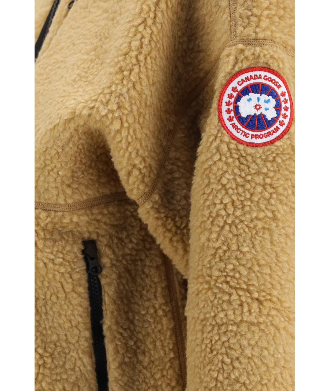CANADA GOOSE Бежевая шерстяная куртка, фото 3