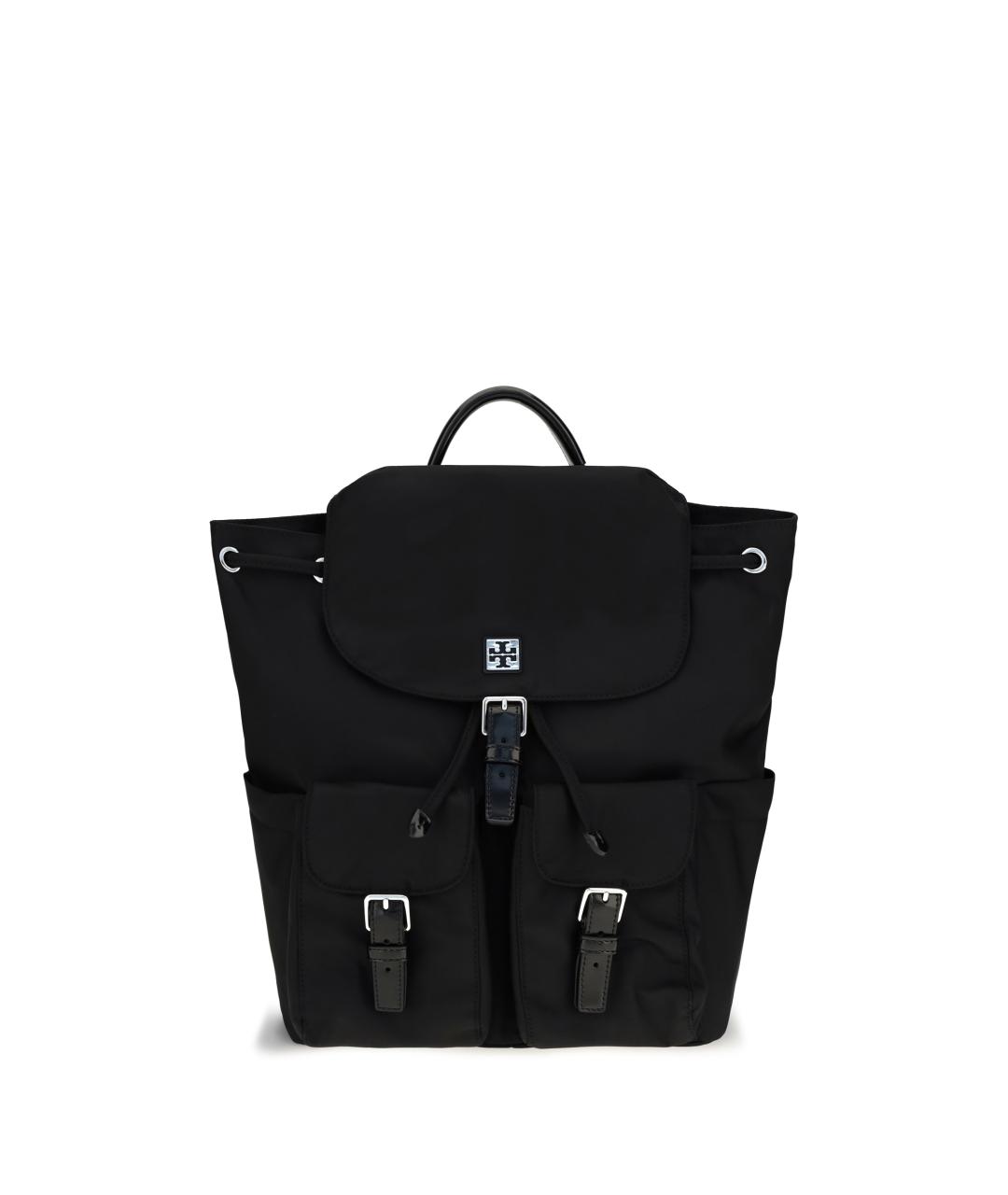 TORY BURCH Черный нейлоновый рюкзак, фото 1