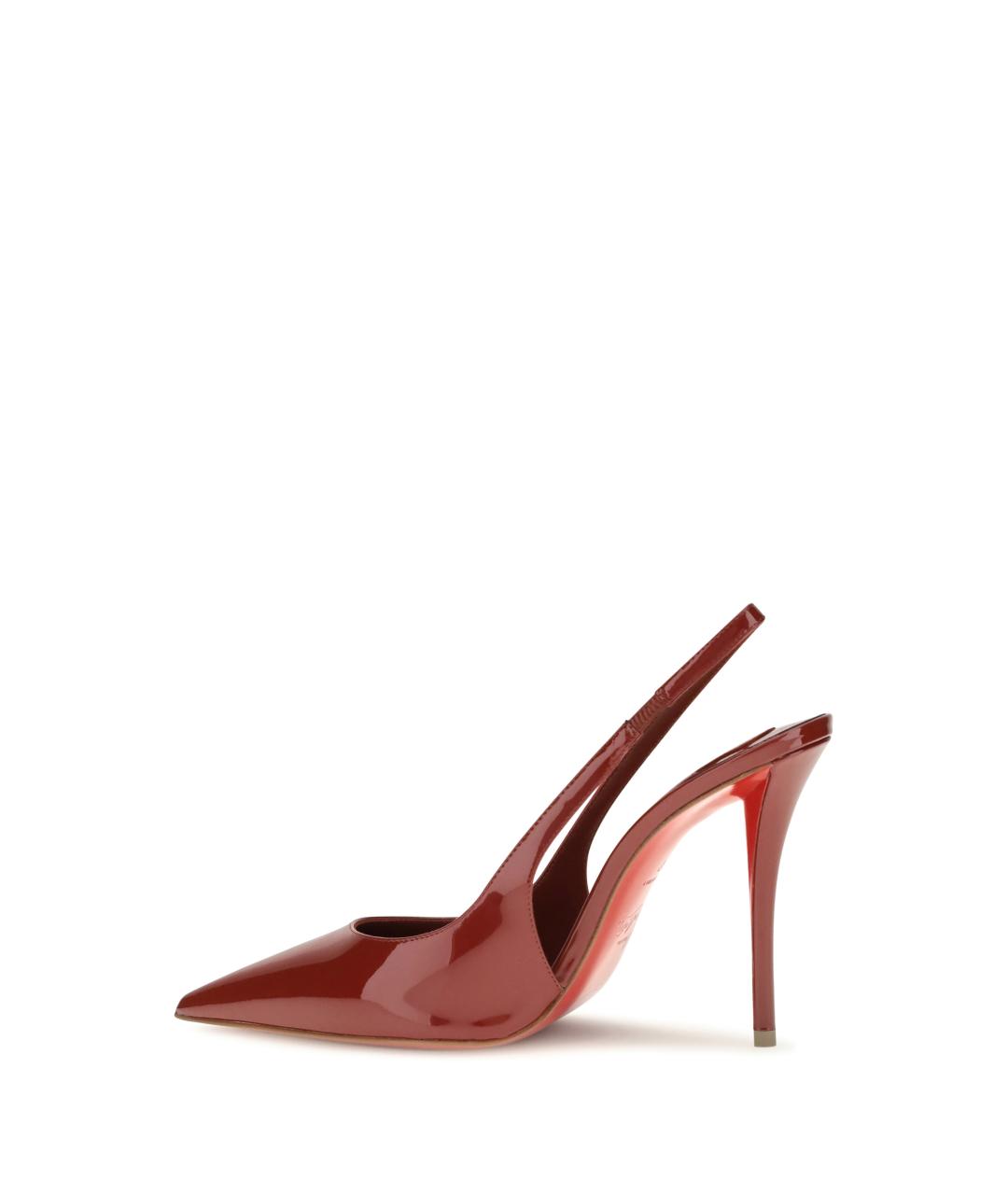 CHRISTIAN LOUBOUTIN Красные туфли из лакированной кожи, фото 3