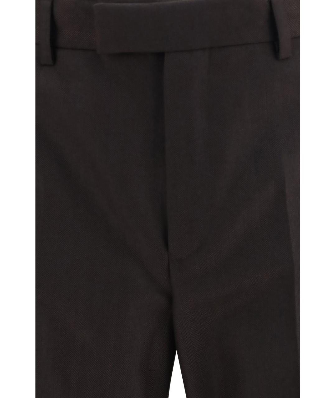 DRIES VAN NOTEN Коричневый классический костюм, фото 4