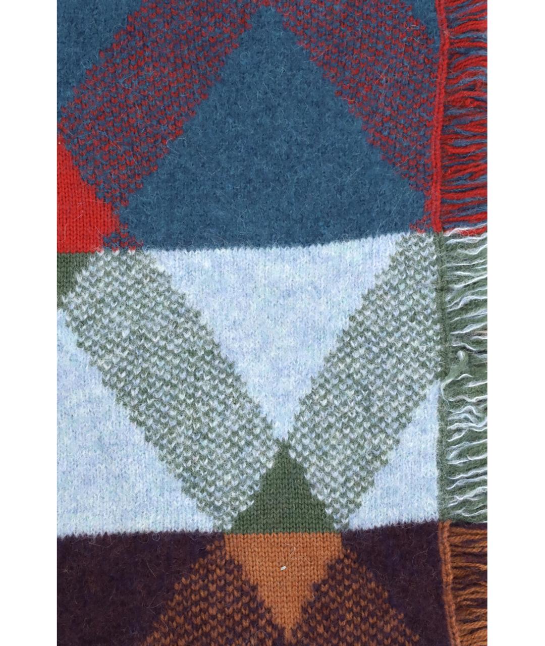 DRIES VAN NOTEN Мульти шерстяной шарф, фото 3
