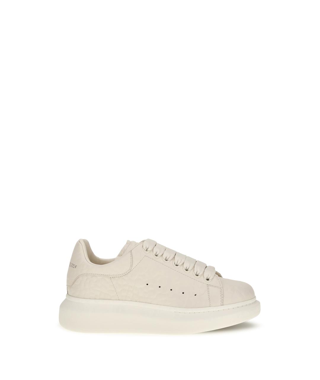 ALEXANDER MCQUEEN Белые кожаные кроссовки, фото 5