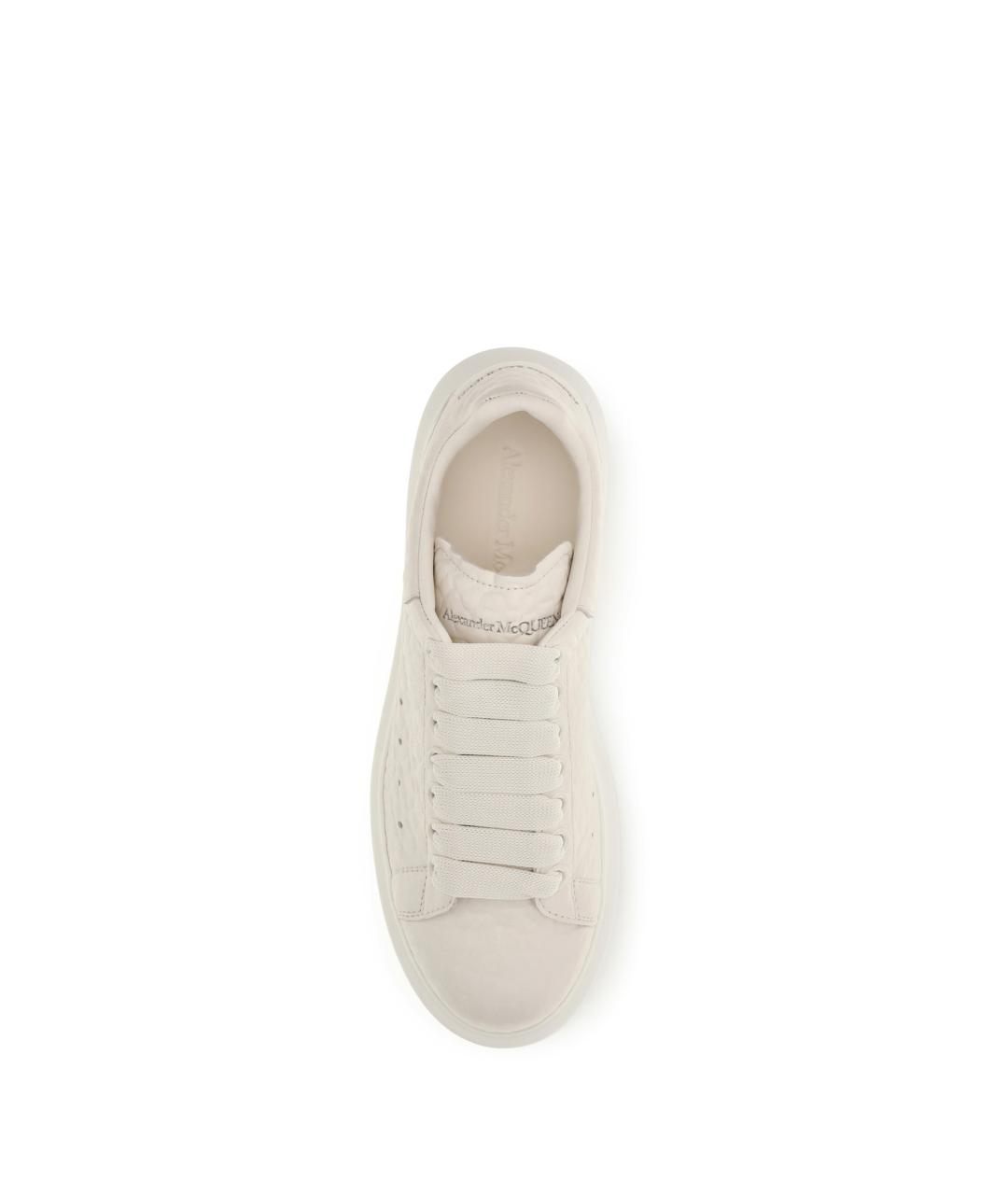 ALEXANDER MCQUEEN Белые кожаные кроссовки, фото 4