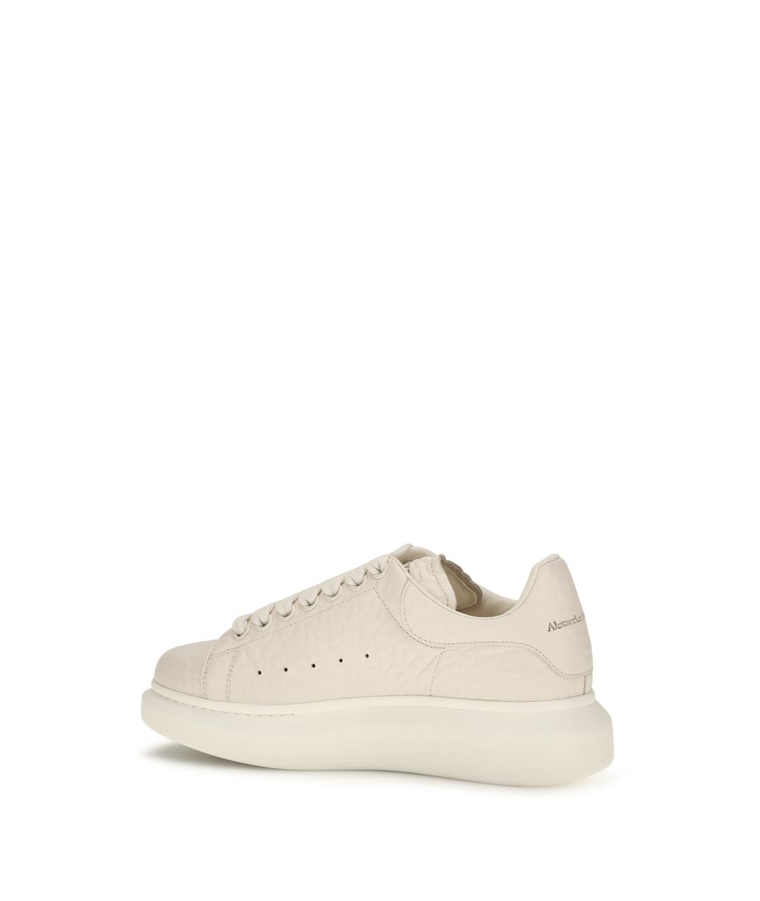 ALEXANDER MCQUEEN Белые кожаные кроссовки, фото 3