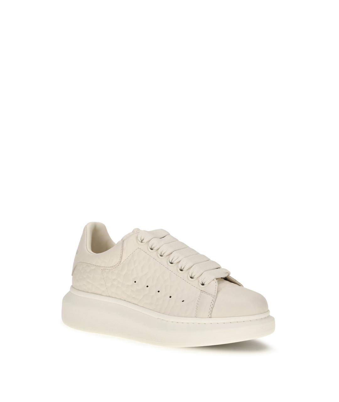 ALEXANDER MCQUEEN Белые кожаные кроссовки, фото 2
