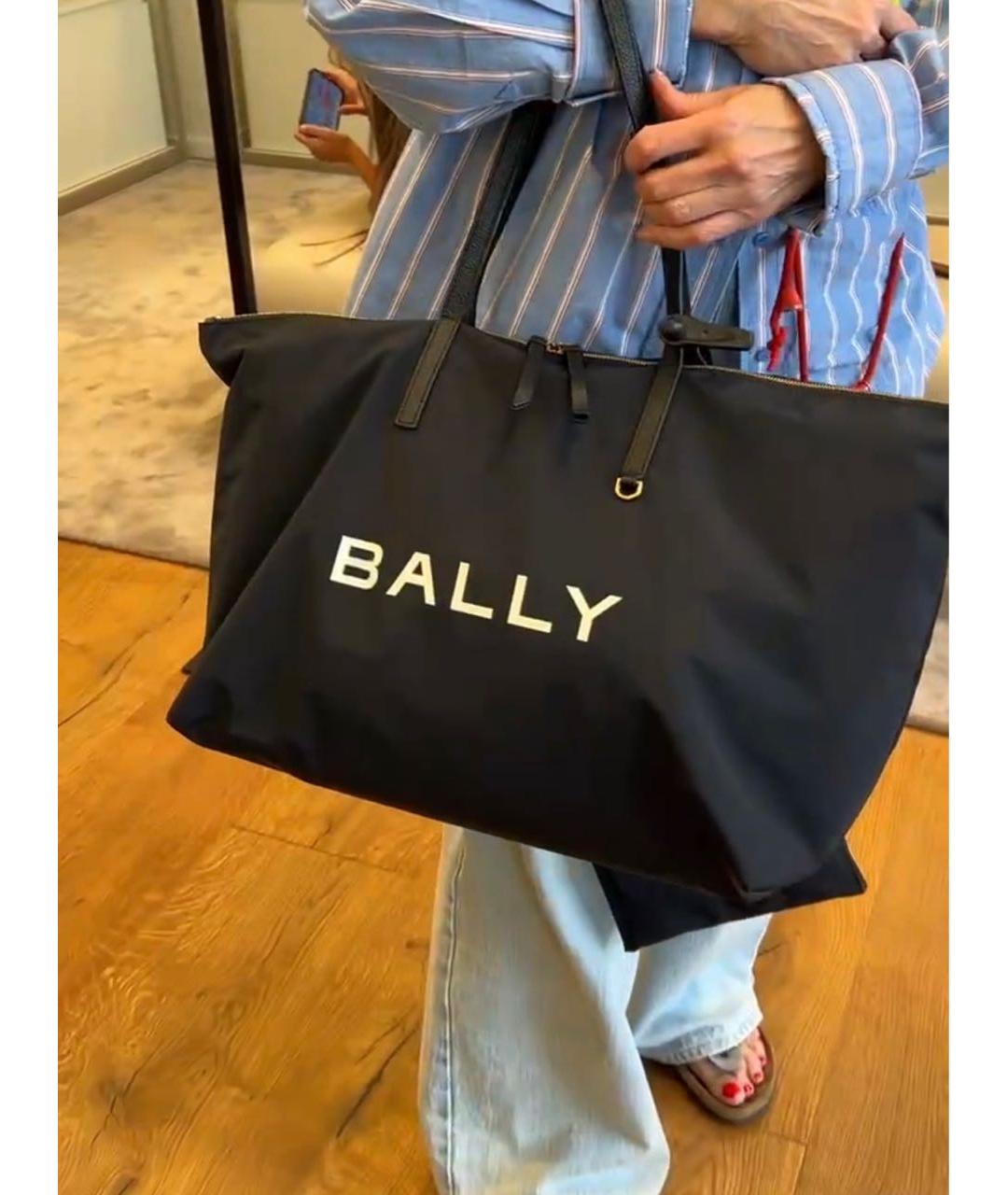 BALLY Черная дорожная/спортивная сумка, фото 7