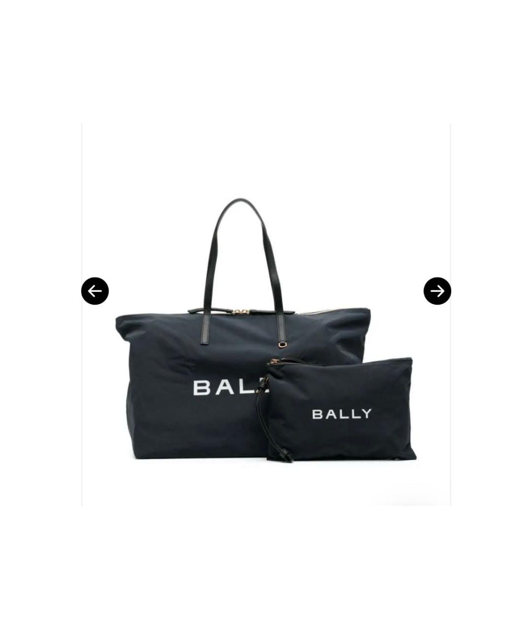 BALLY Черная дорожная/спортивная сумка, фото 9