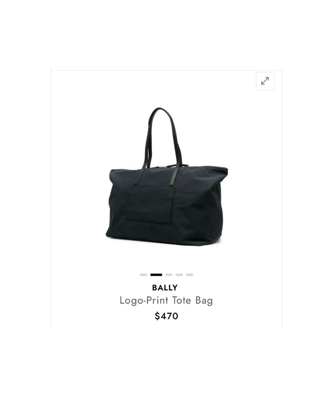 BALLY Черная дорожная/спортивная сумка, фото 3