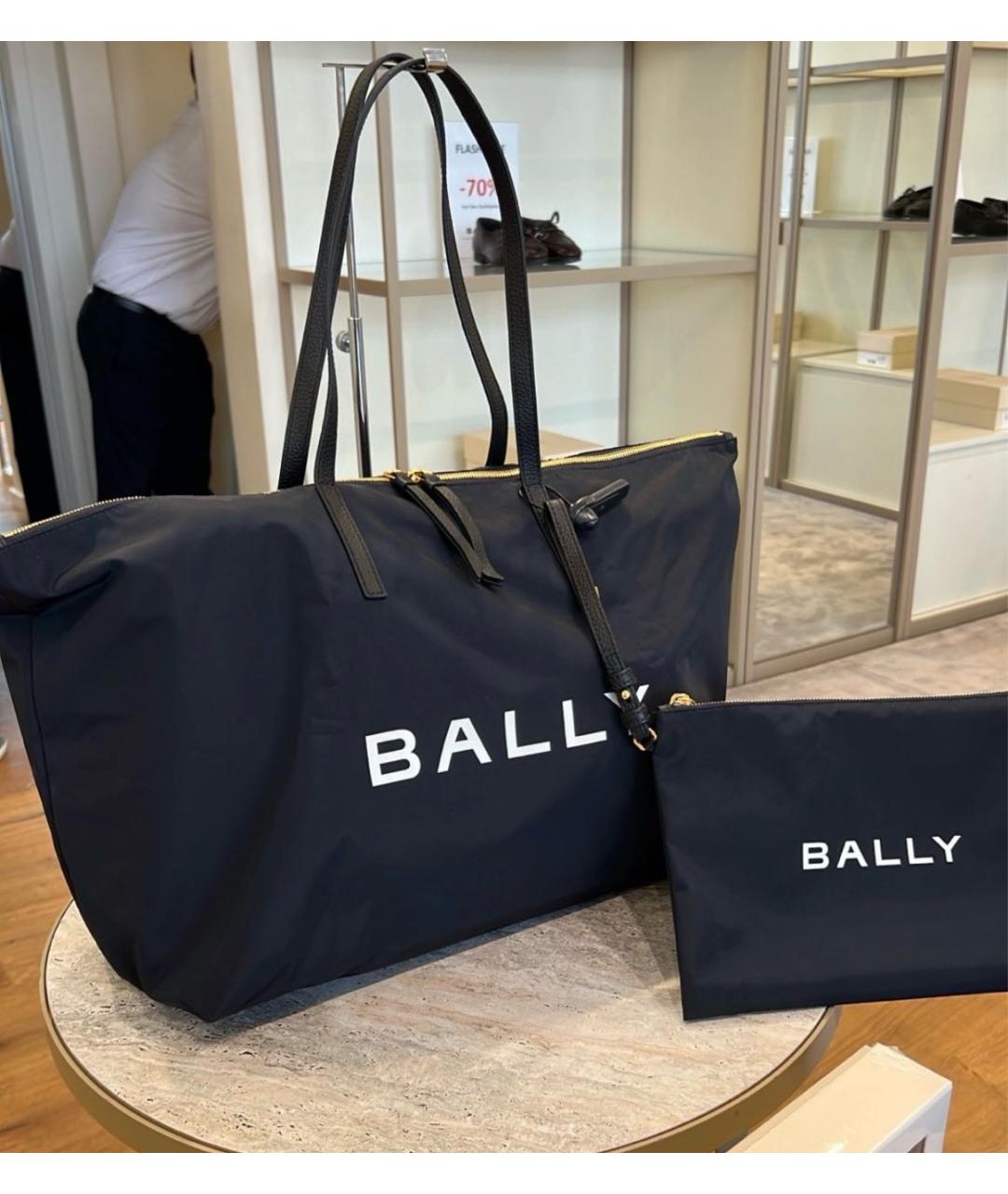 BALLY Черная дорожная/спортивная сумка, фото 4