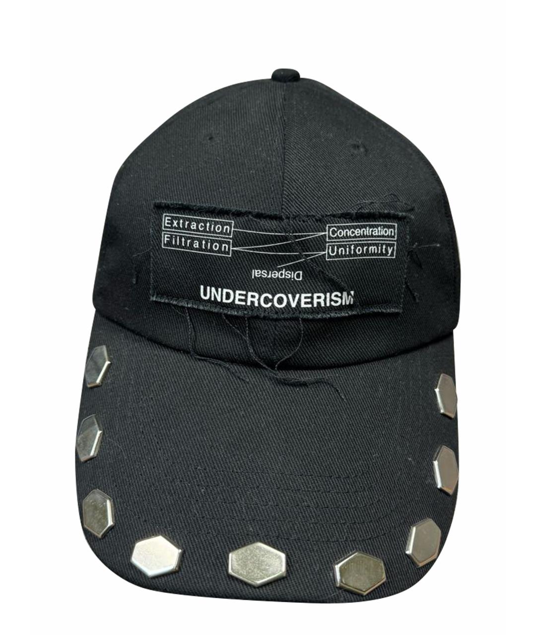 UNDERCOVER Черная хлопковая кепка/бейсболка, фото 1